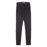 LEVI'S 710 Mens Jeans Black Slim Skinny W22 L30