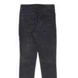 LEVI'S 721 High Rise BIG E Womens Jeans Black Slim Skinny W27 L30