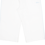 REEBOK 3/4 Length Womens Track Pants White Straight UK 18 W38 L20