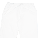 REEBOK 3/4 Length Womens Track Pants White Straight UK 18 W38 L20