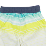 OSH KOSH B'GOSH Mesh-Lined Boys Swimming Shorts White Striped 2-3Y W20