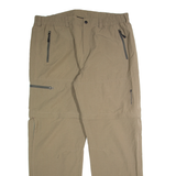 TREVOLUTION Outdoor Mens Trousers Beige Regular Straight W38 L32