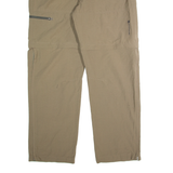 TREVOLUTION Outdoor Mens Trousers Beige Regular Straight W38 L32
