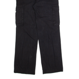 LA SHADY Cargo Womens Trousers Black Regular Straight W28 L30