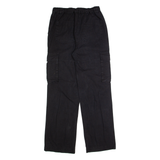 LA SHADY Cargo Womens Trousers Black Regular Straight W28 L30