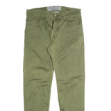 JACOB COHEN Womens Trousers Green Slim Tapered W30 L28