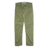 JACOB COHEN Womens Trousers Green Slim Tapered W30 L28