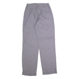 BAGARD Houndstooth Womens Trousers Black Regular Straight 90s W26 L30