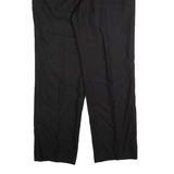 SAHAR & ELIKA Chino Mens Trousers Black Regular Straight 90s W36 L30