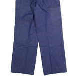 Workwear Womens Trousers Blue Regular Straight W26 L28