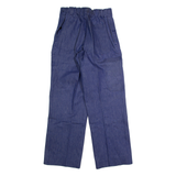 Workwear Womens Trousers Blue Regular Straight W26 L28