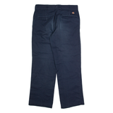 DICKIES 874 Workwear Mens Trousers Blue Regular Straight W32 L32