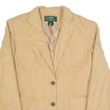 LAUREN RALPH LAUREN Petite Womens Blazer Jacket Beige Wool 90s S