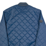 KANGOL Mens Quilted Jacket Blue M