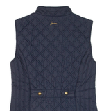 JOULES Insulated Womens Quilted Gilet Blue UK 8