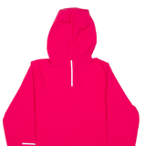 NEW BALANCE Womens Shell Jacket Pink Hooded S