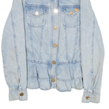 RIVER ISLAND Womens Denim Jacket Blue UK 10