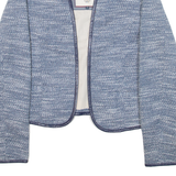 TOMMY HILFIGER Womens Jacket Blue Knit S