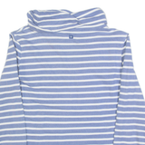 MOUNTAIN WAREHOUSE Womens Sweatshirt Blue Roll Neck UK 8