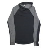 ADIDAS Activewear Womens Sweatshirt Black 1/4 Zip XS