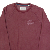 JACK WILLS Mens Sweatshirt Maroon M