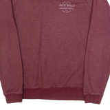 JACK WILLS Mens Sweatshirt Maroon M