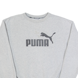 PUMA Mens Sweatshirt Grey XXS