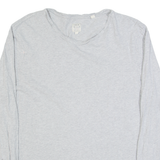 JACK WILLS Mens T-Shirt Grey Long Sleeve L