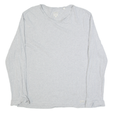 JACK WILLS Mens T-Shirt Grey Long Sleeve L