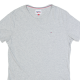 TOMMY HILFIGER Womens T-Shirt Grey S