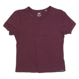LEVI'S Womens T-Shirt Maroon S