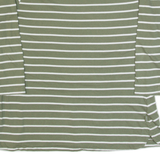 REGATTA Striped Womens T-Shirt Green UK 16