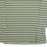 REGATTA Striped Womens T-Shirt Green UK 16