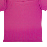 CALVIN KLEIN GOLF Mens Polo Shirt Pink Striped L