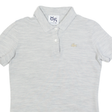 LACOSTE Womens Polo Shirt Grey S
