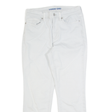 LANDS END Womens Jeans White Regular Skinny W28 L26