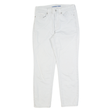 LANDS END Womens Jeans White Regular Skinny W28 L26