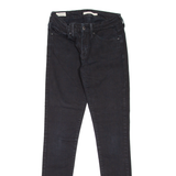 LEVI'S 711 BIG E Womens Jeans Black Slim Skinny W27 L32