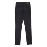 LEVI'S 711 BIG E Womens Jeans Black Slim Skinny W27 L32