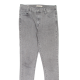 LEVI'S 720 High Rise Premium Womens Jeans Grey Slim Skinny W29 L30