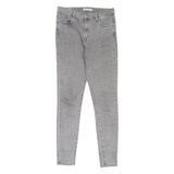LEVI'S 720 High Rise Premium Womens Jeans Grey Slim Skinny W29 L30