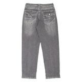 SUPERCREW Mens Jeans Grey Relaxed Tapered Stone Wash W32 L29