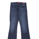 GUESS Mid Rise Womens Jeans Blue Regular Bootcut Stone Wash W29 L32