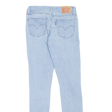 LEVI'S 711 Distressed Womens Jeans Blue Slim Skinny Stone Wash W25 L30