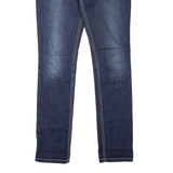 CALVIN KLEIN JEANS Womens Jeans Blue Slim Skinny Stone Wash W27 L31