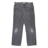 JEAXXS Mens Jeans Grey Regular Straight W36 L32