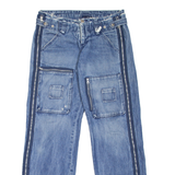 ON NAME Womens Jeans Blue Relaxed Straight W28 L34