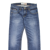 DRIVER Mens Jeans Blue Slim Straight Stone Wash W30 L28