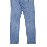 LEVI'S Altered Distressed Womens Jeans Blue Slim Skinny Stone Wash W26 L30