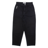 DOOMSDAY SOCIETY Womens Jeans Black Relaxed Tapered W28 L25